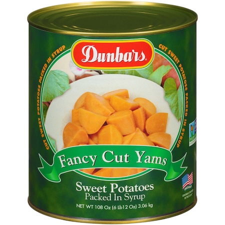 Dunbar Fancy Cut Sweet Potatoes, PK6 2049L603060001